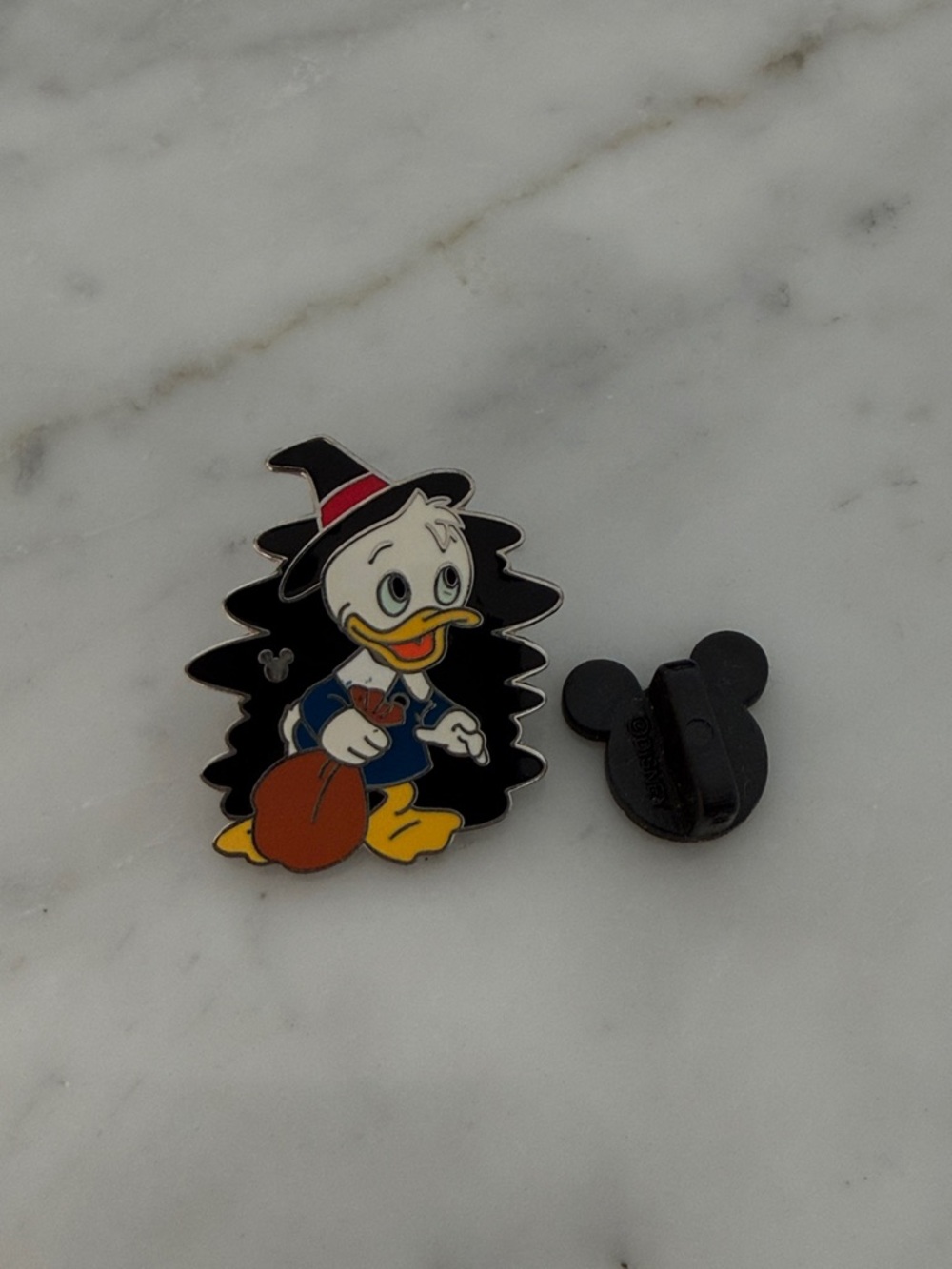 Disney Duck Trick-or-Treat Enamel Pin with Backing